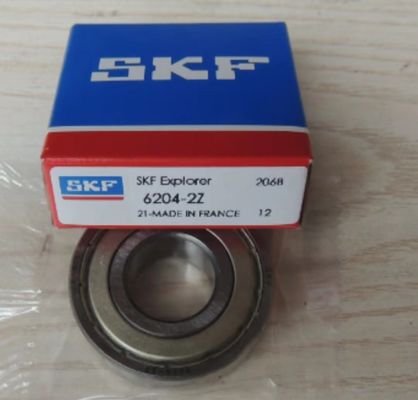 6204 ZZ 속도의 용도로 Deep Groove Sealed Ball Bearing Cor 6.65 KN
