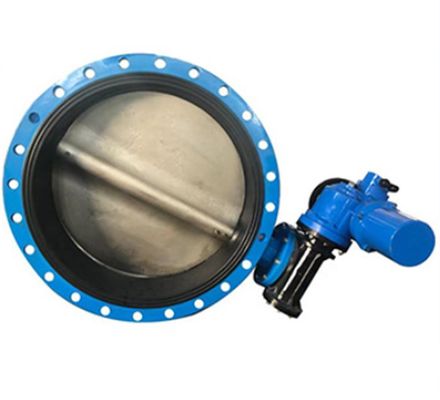 금속 가공 전기 플랜지 나비 밸브 DN460MM PN 7Mpa 주사 주사 부품