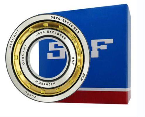 SKF NJ206EC 단열 실린더 롤러 베어링 내부 차원 30mm 기름 제한 속도 8500 r/min 까다로운 산업 환경